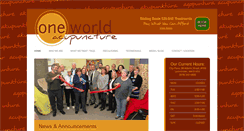 Desktop Screenshot of oneworldacupuncture.com